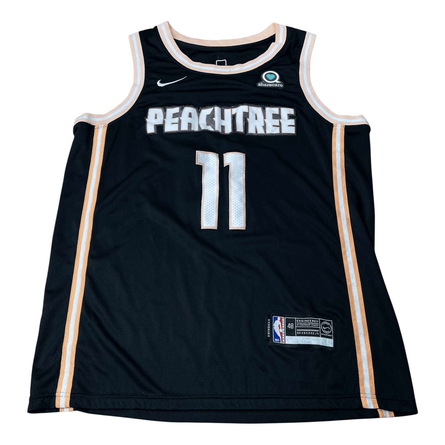 NBA Peachtree Atlanta Hawks Trae Young #11 Nike Jersey - Used/Worn