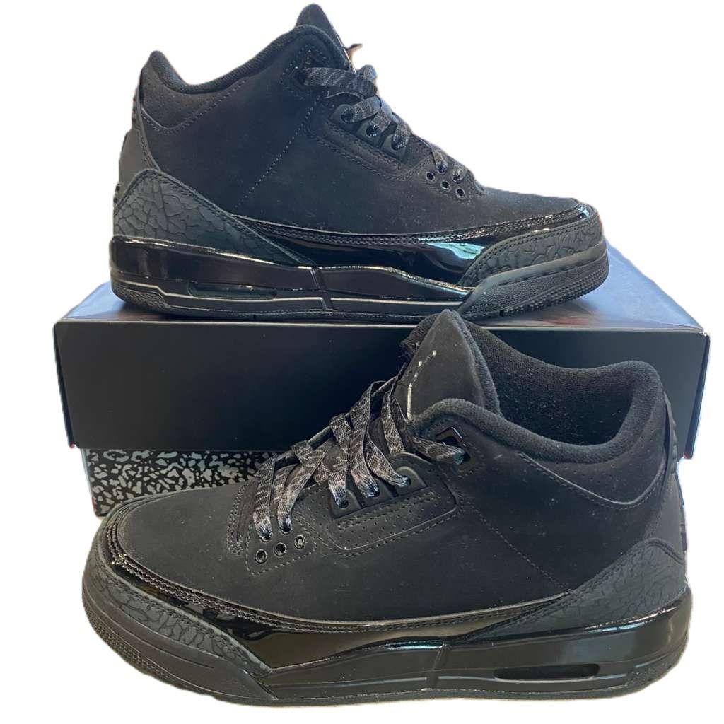 Jordan 3 Retro Black Cat (2025) (GS) - Pre-Owned