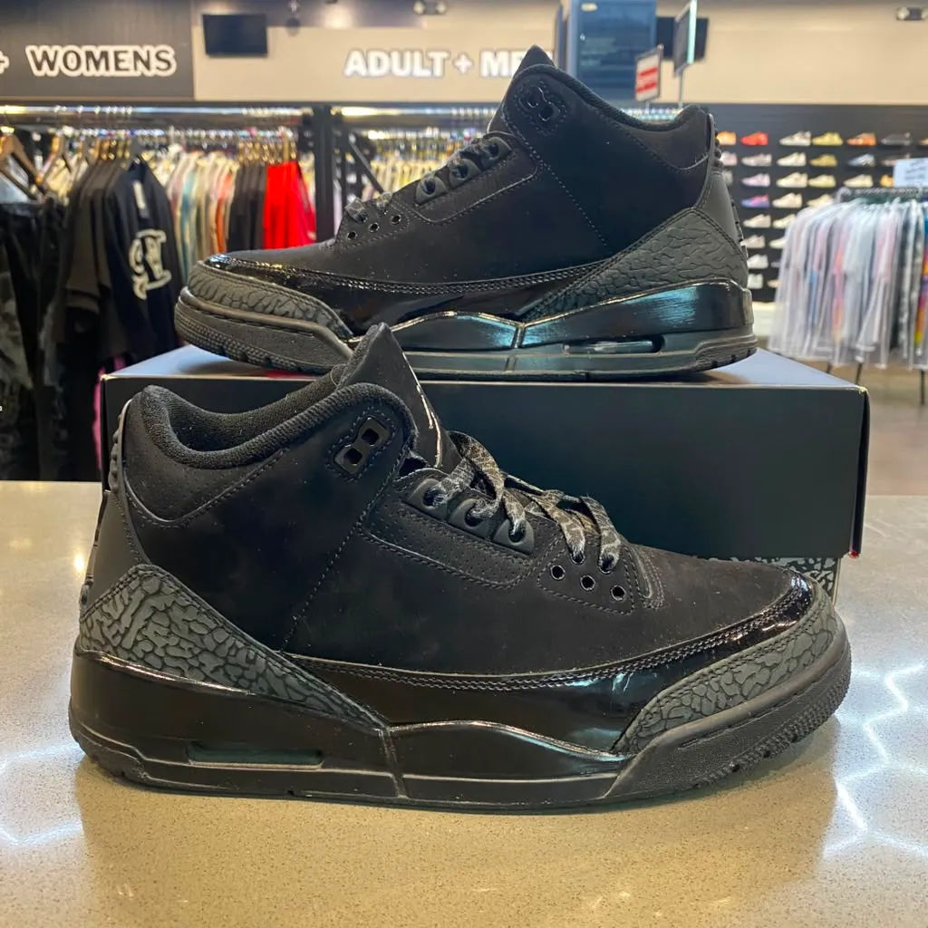 Jordan 3 Retro Black Cat (2025) Size 9.5 CT8532-001 - Pre-Owned