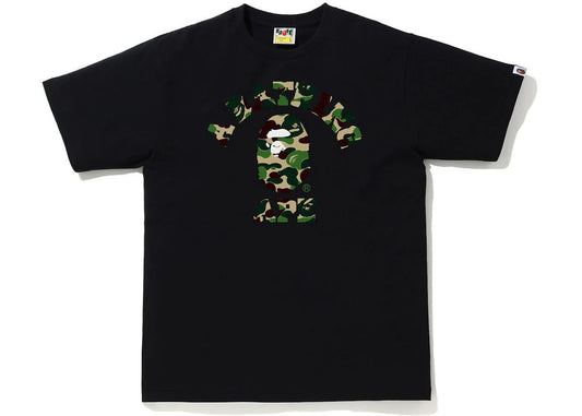 BAPE ABC Camo College Tee Black/Green