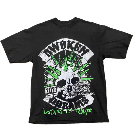 Spike Head Tee Black/Green