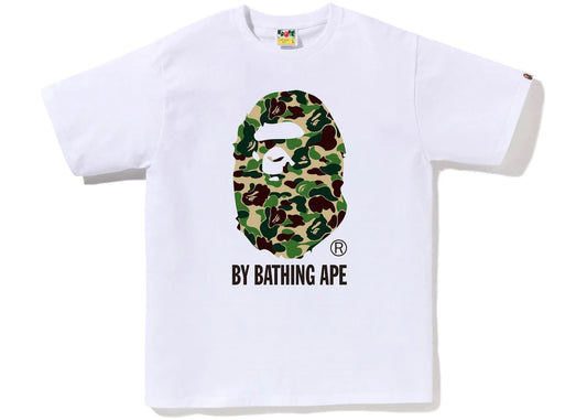 BAPE ABC Camo By Bathing Ape Tee White/Green/Black