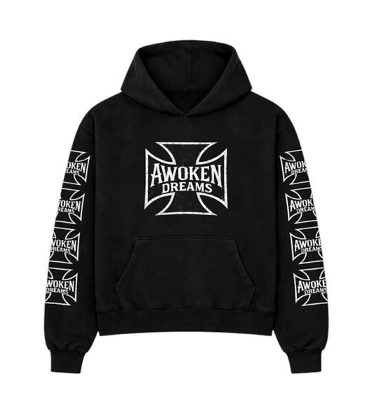 Awoken Dream West Coast Chopper Hoodie Black
