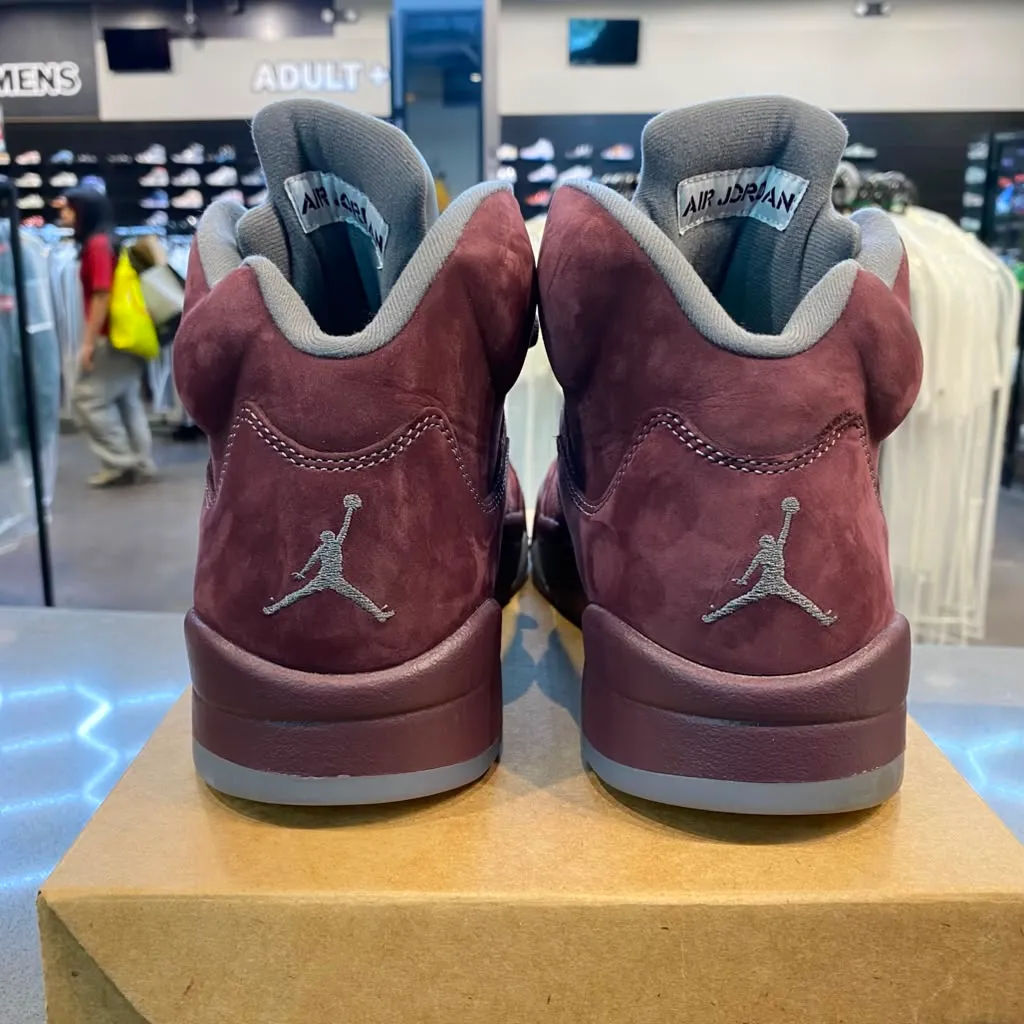 Jordan 5 Retro Burgundy (2023) Size 10.5 DZ4131-600 - Pre-Owned (Replacement Box)