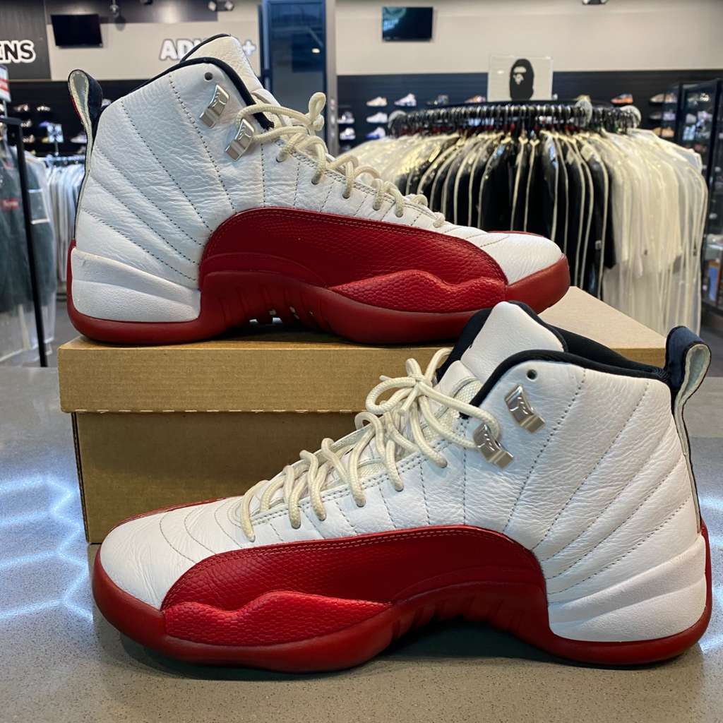 Jordan 12 Retro Cherry (2023) Size 10 CT8013-116 - Pre-Owned (Replacement Box)