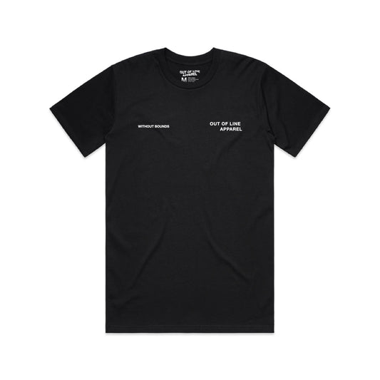 "Without Bounds" Black Tee