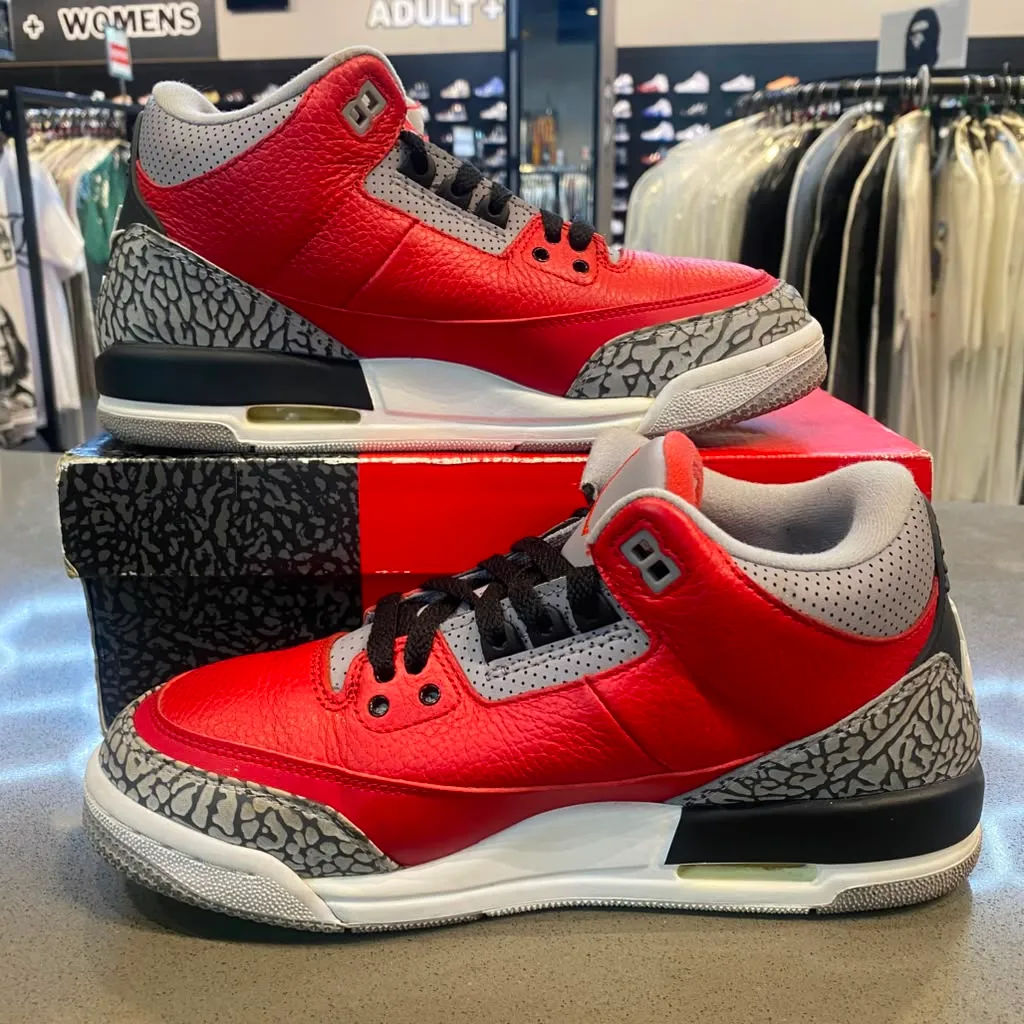 Jordan 3 Retro SE Fire Red (GS) Size 7Y CQ0488-600 - Pre-Owned