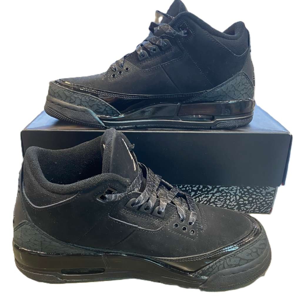 Jordan 3 Retro Black Cat (2025) (GS) - Pre-Owned