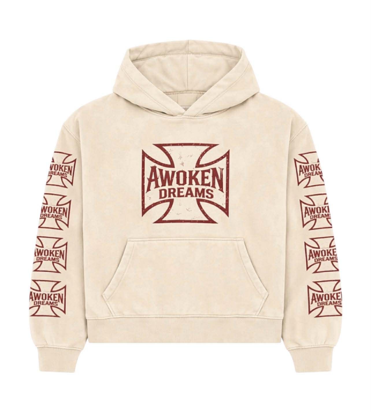 Awoken Dream West Coast Chopper Hoodie Cream