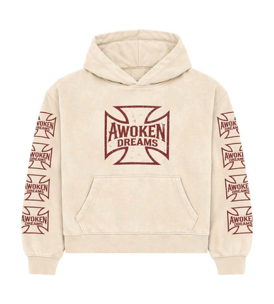 Awoken Dream West Coast Chopper Hoodie Cream