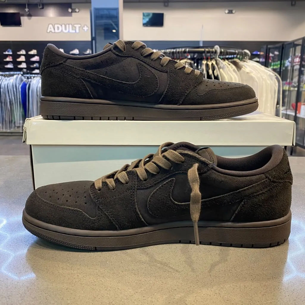 Jordan 1 Retro Low OG SP Travis Scott Velvet Brown Size 11 DM7866-202 - Pre-Owned