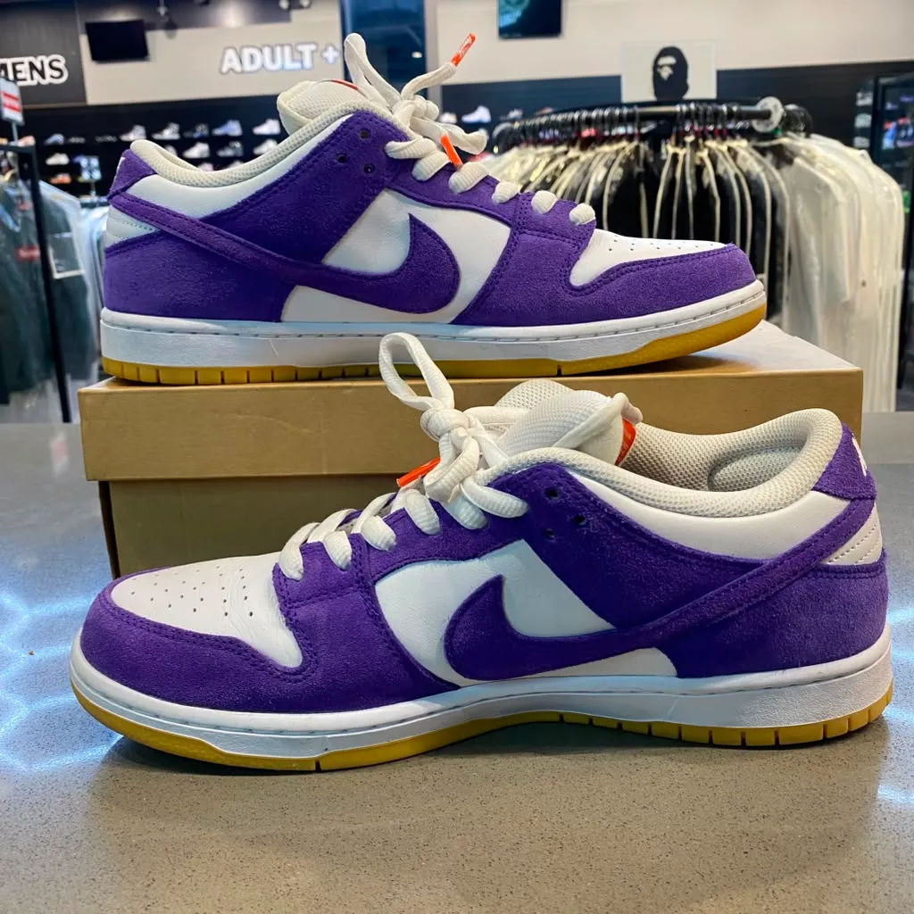 Nike SB Dunk Low Pro ISO Orange Label Court Purple Size 11.5 DV5464-500 - Pre-Owned