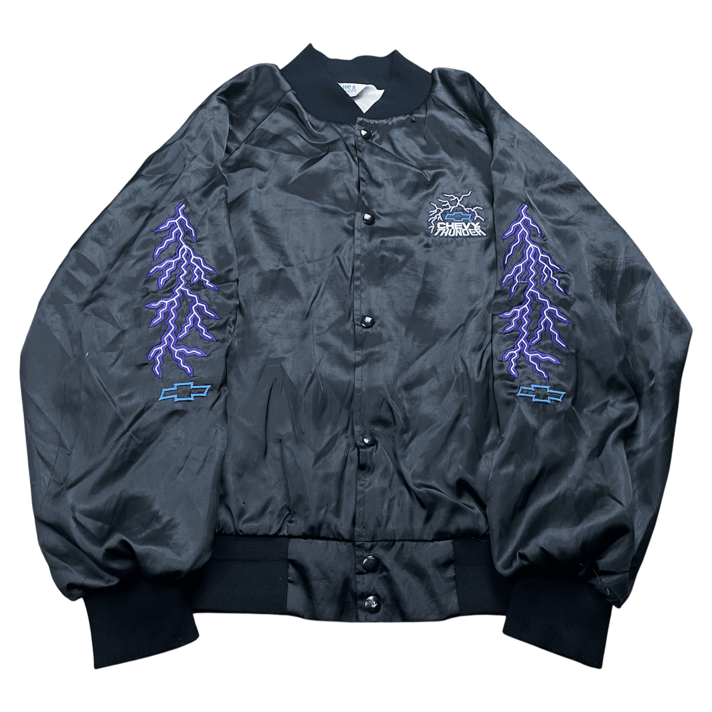 Vintage Chevy Thunder Satin Varsity Jacket - Used/Worn