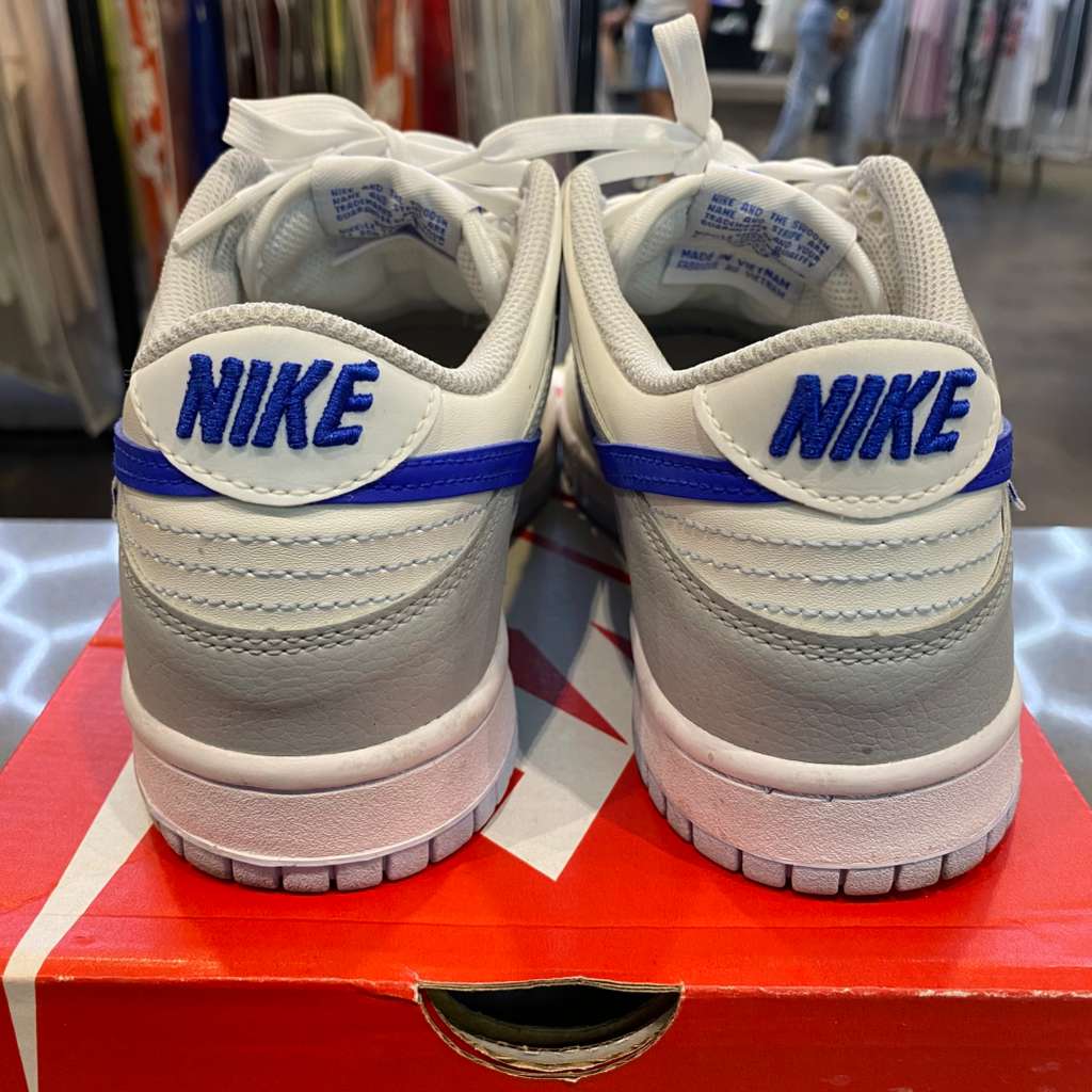 Nike Dunk Low Ivory Hyper Royal (GS) Size 6.5Y FB1843-141 - Pre-Owned