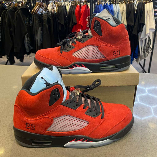 Jordan 5 Retro Raging Bull Red (2021) Size 12 DD0587-600 - Pre-Owned (Replacement Box)