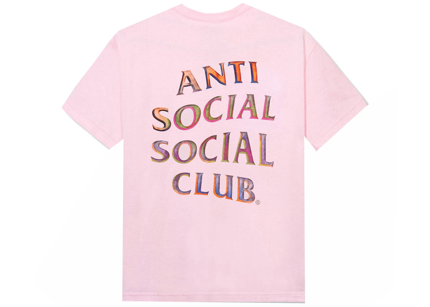Anti Social Social Club Temporary Memory Tee Pink