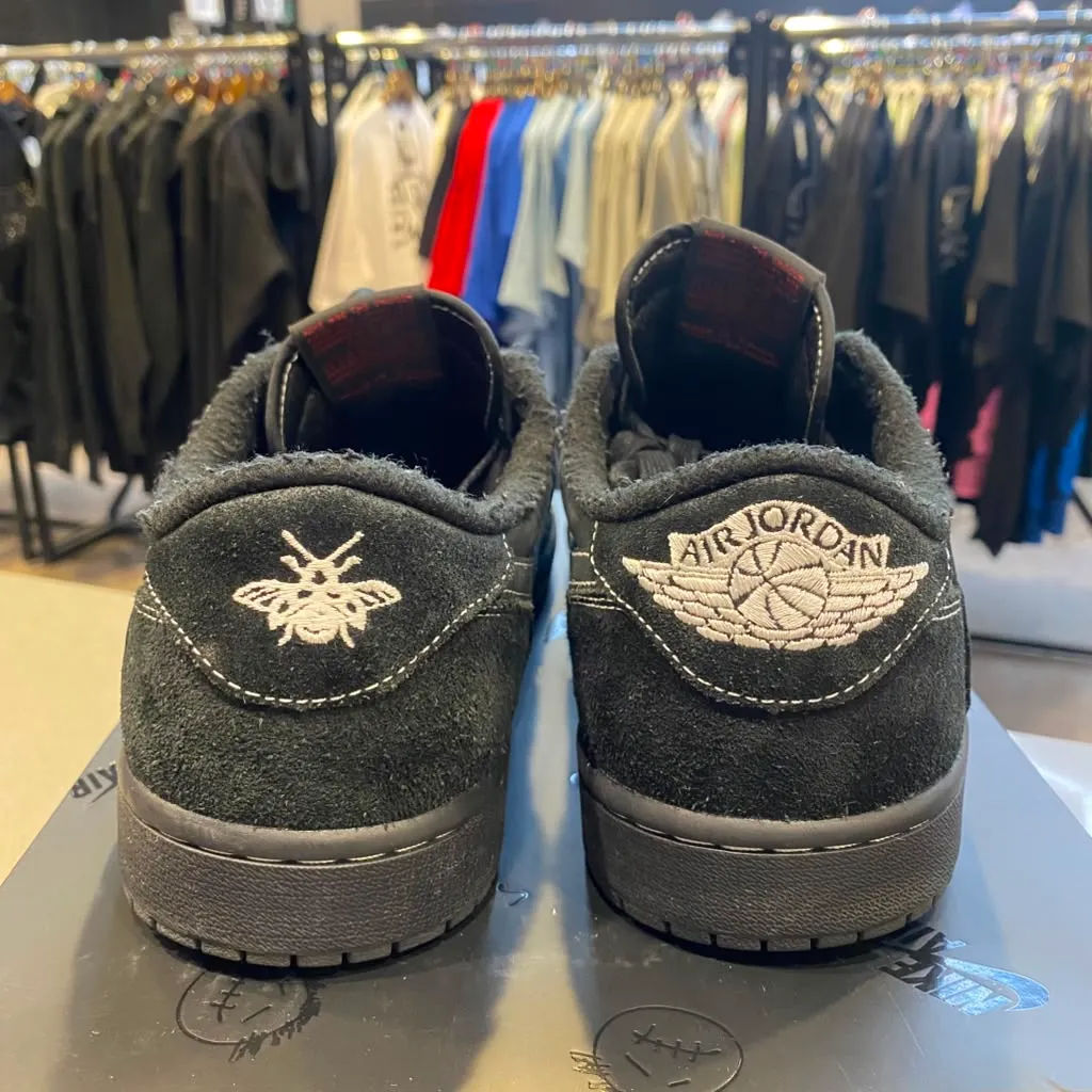 Jordan 1 Retro Low OG SP Travis Scott Black Phantom Size 10.5 DM7866-001 - Pre-Owned