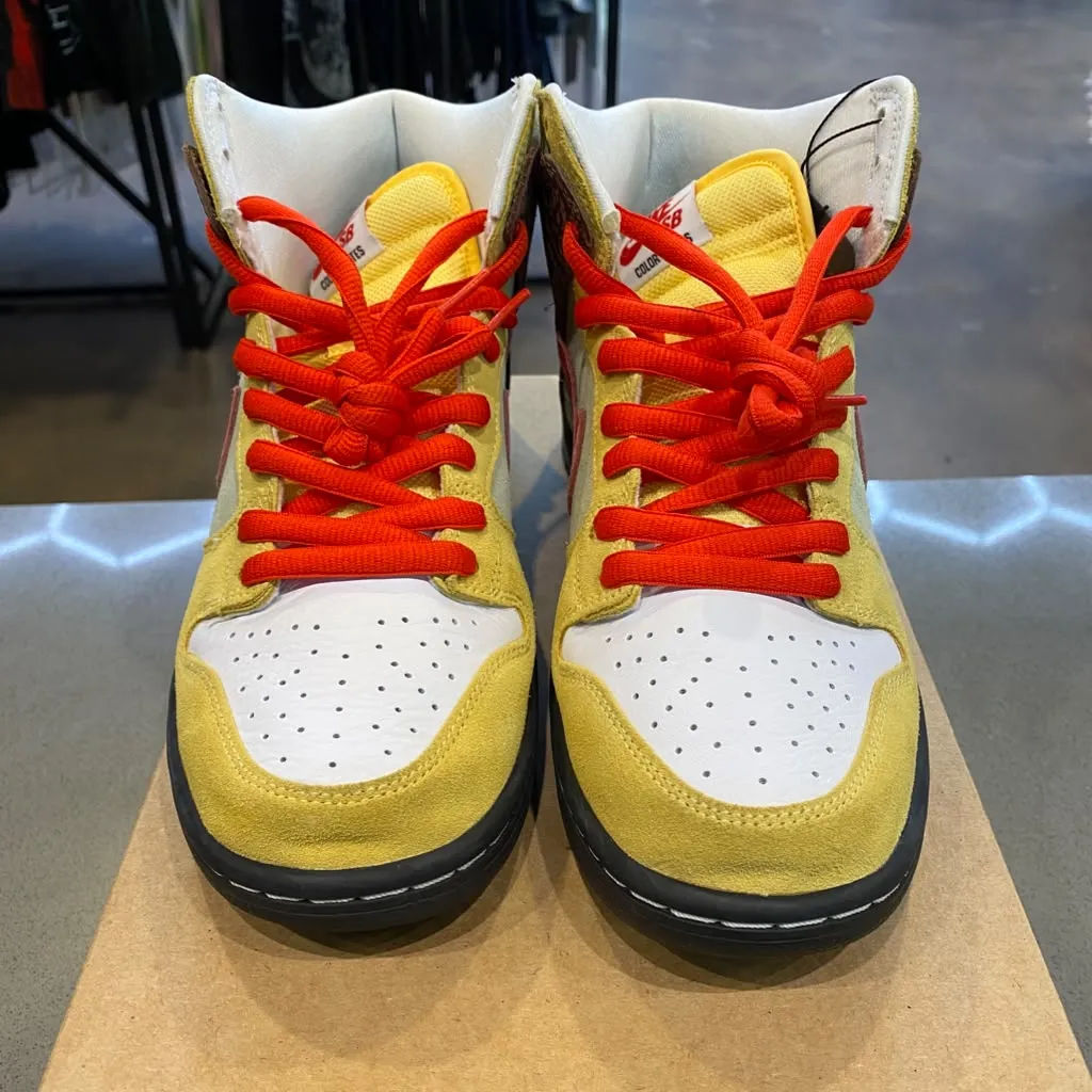 Nike SB Dunk High Color Skates Kebab and Destroy Size 8 CZ2205-700 - Pre-Owned (Replacement Box)