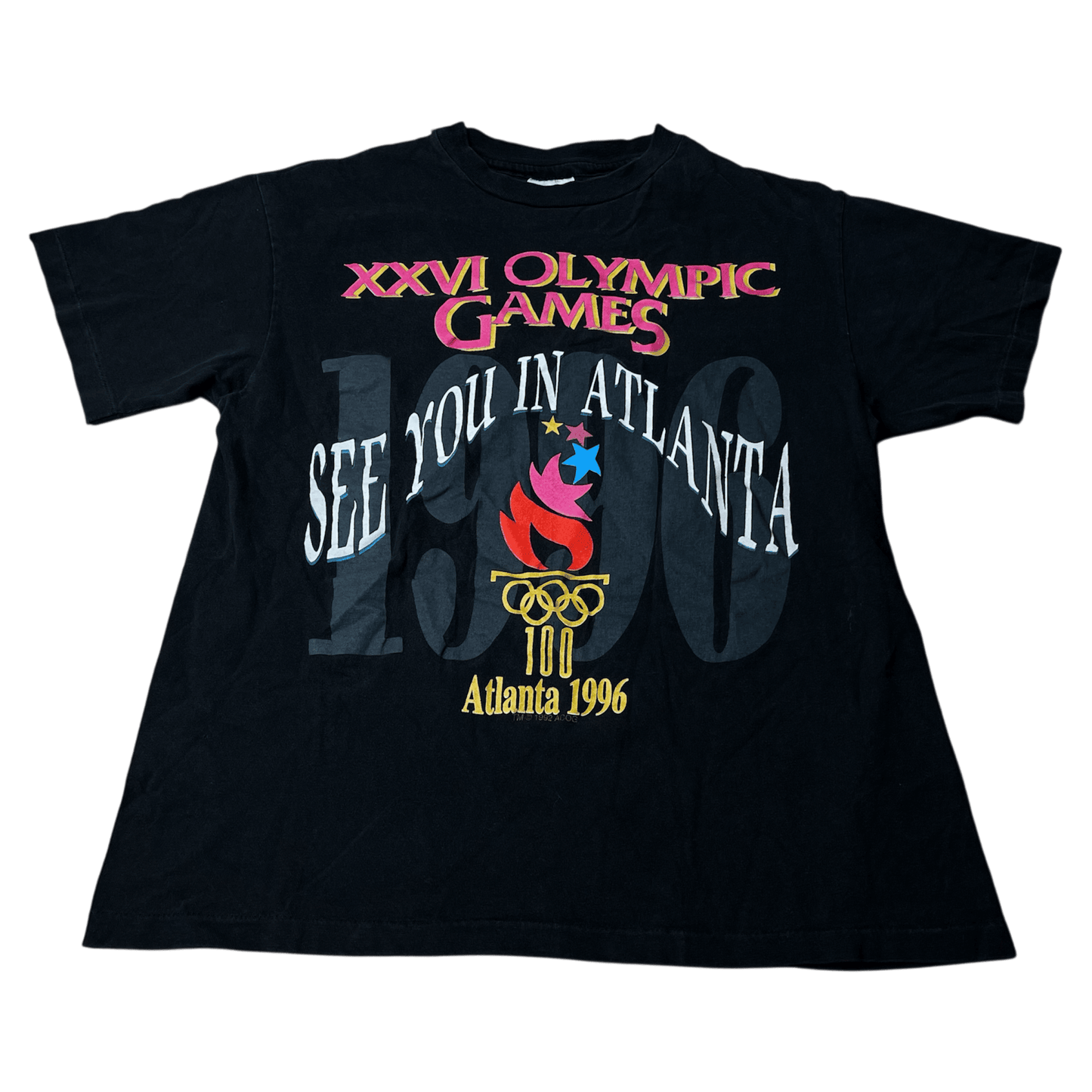Vintage Atlanta 1996 Olympic Games T-Shirt - Used/Worn