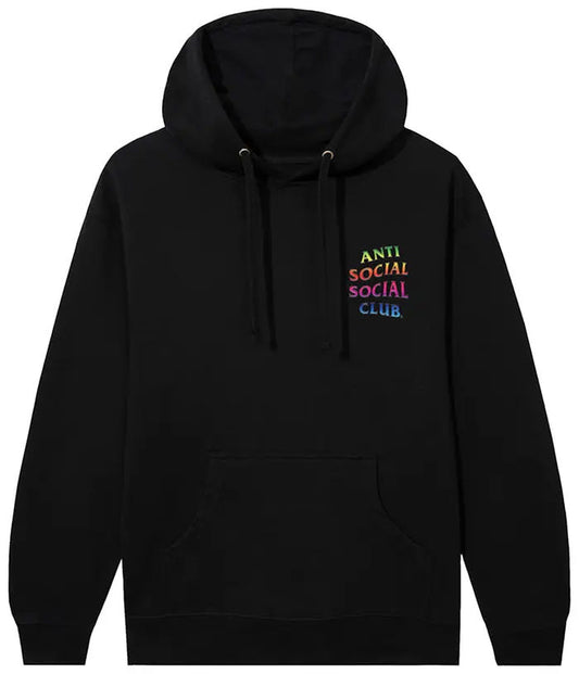 Anti Social Social Club Teleport Hoodie Black