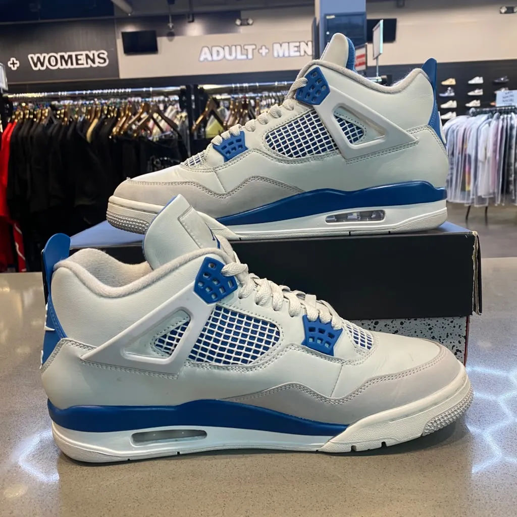 Jordan 4 Retro Military Blue (2024) Size 10.5 FV5029-141 - Pre-Owned