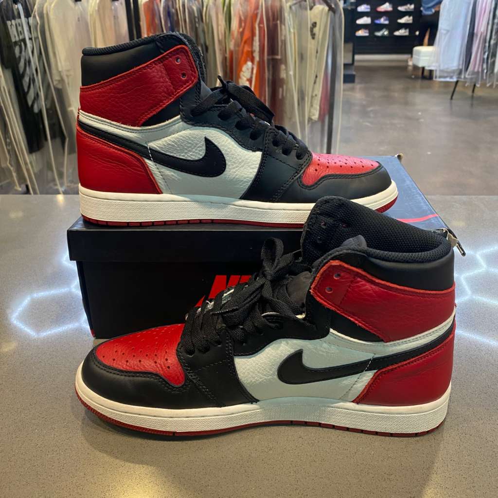 Jordan 1 Retro High Bred Toe Size 9 555088-610 - Pre-Owned