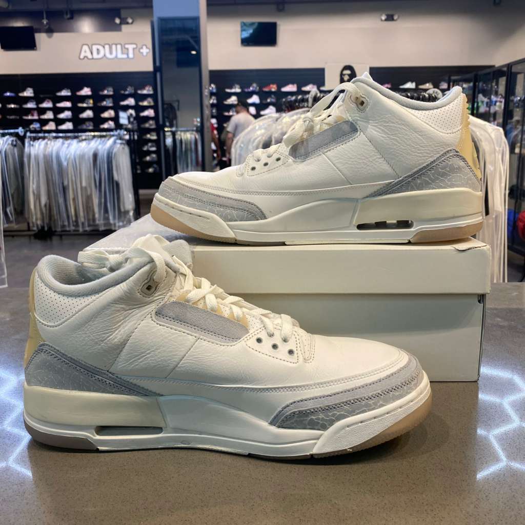 Jordan 3 Retro Craft Ivory Size 13 FJ9479-100 - Pre-Owned