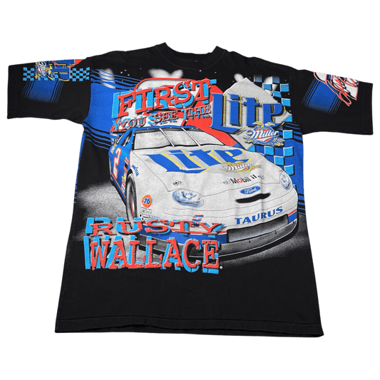 Vintage 1998 NASCAR Rusty Wallace #2 AOP T-Shirt - Used/Worn