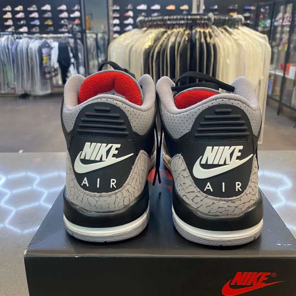 Jordan 3 Retro Black Cement (2024) (GS) Size 7Y DM0967-010 - Pre-Owned
