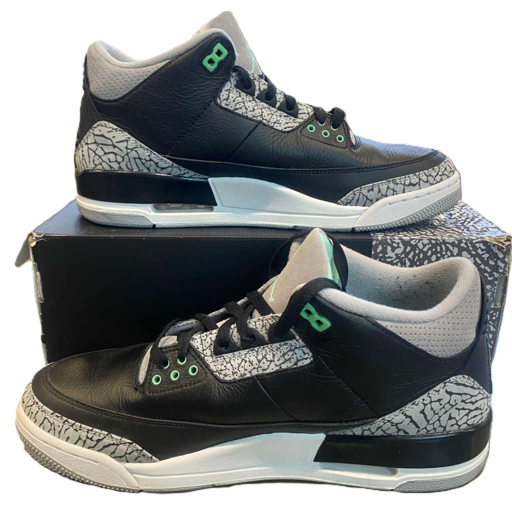Jordan 3 Retro Green Glow - Pre-Owned