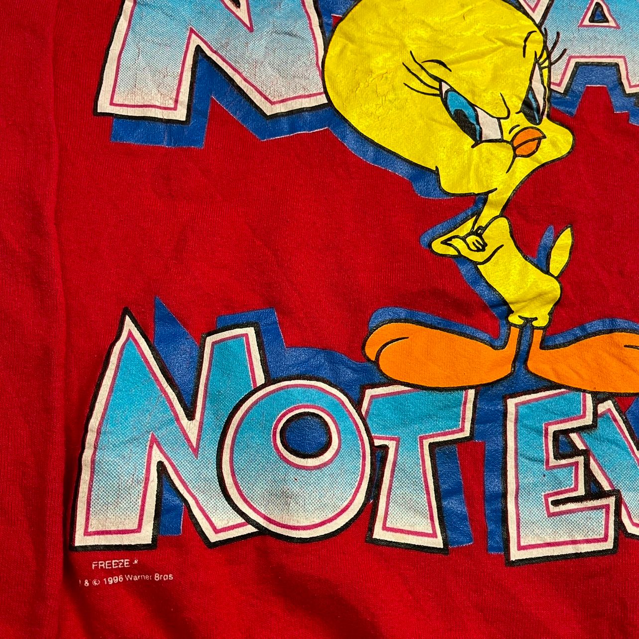 Vintage 1996 Tweety Bird "No Way Not Ever" Sweatshirt - Used