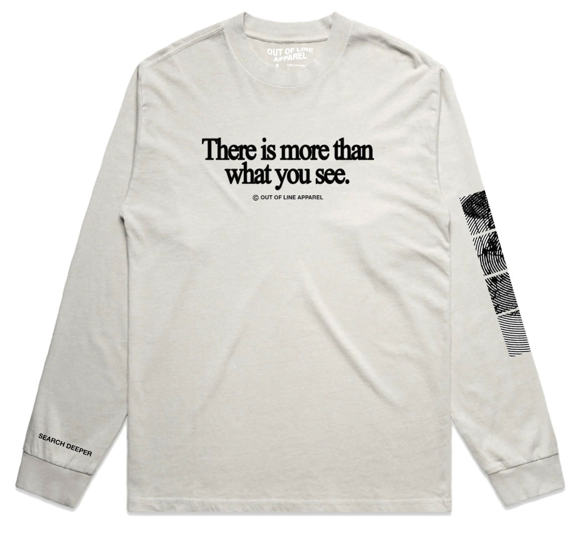 "There is More" Faded Bone LS Tee