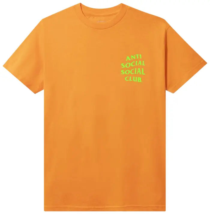 Anti Social Social Club Mind Games Tee Orange
