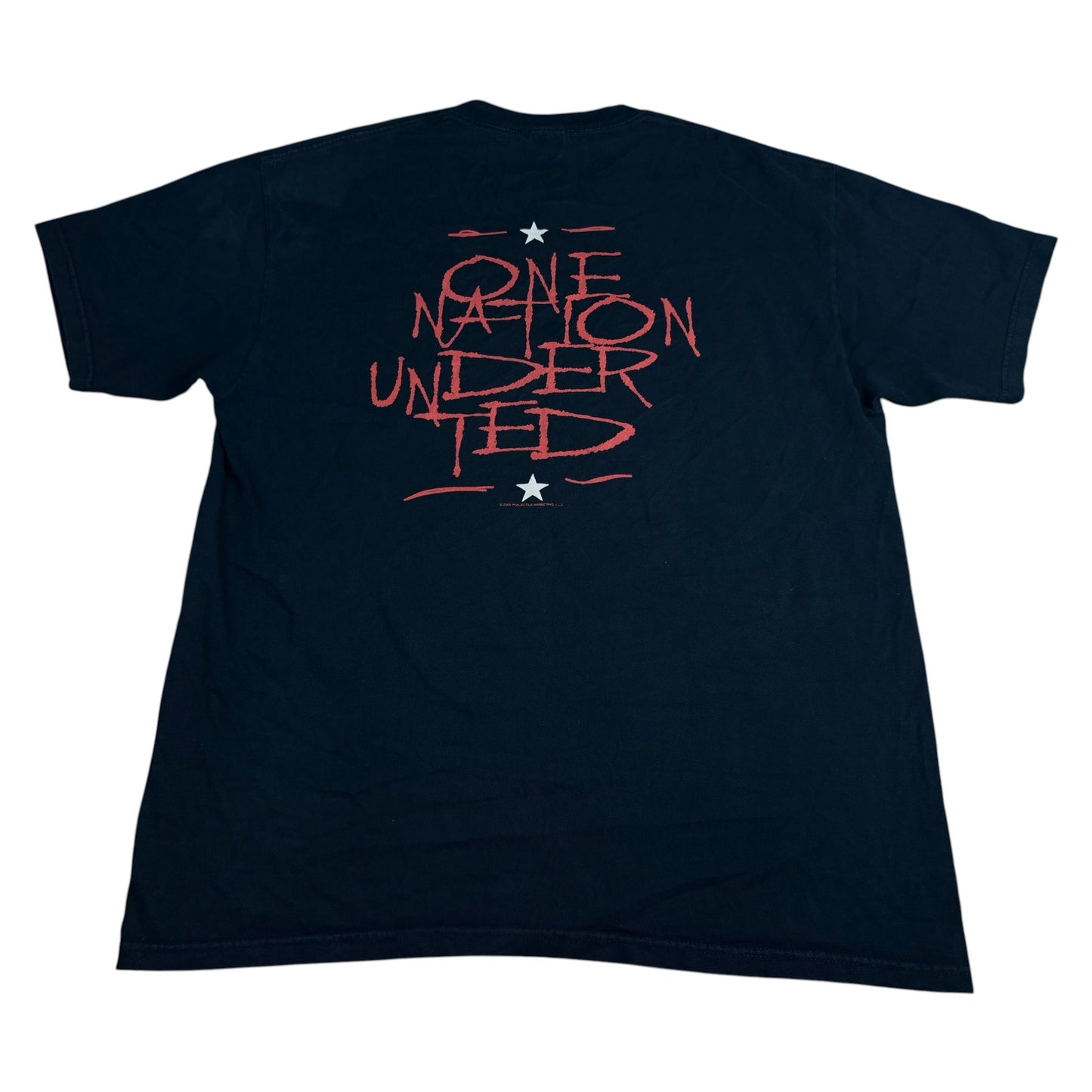 Vintage 90s Ted Nugent AOP One Nation Under USA T-Shirt - Used/Worn