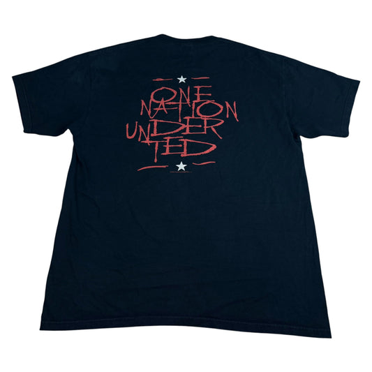 Vintage 90s Ted Nugent AOP One Nation Under USA T-Shirt - Used/Worn