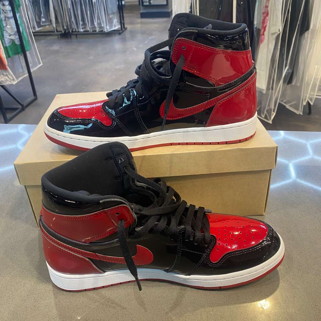 Jordan 1 Retro High OG Patent Bred - Pre-Owned (Replacement Box)