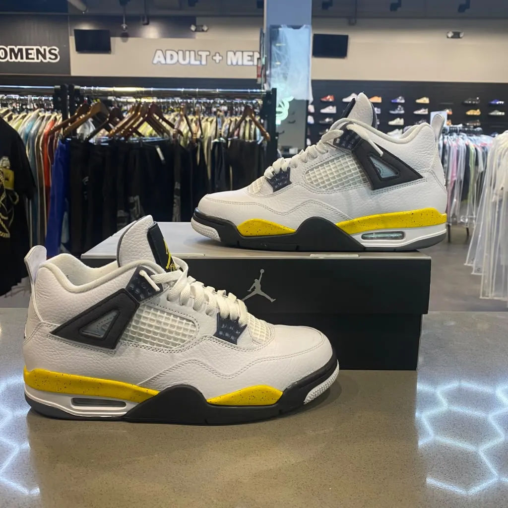 Jordan 4 Retro Rare Air Tour Yellow Size 8.5 IO2463-102 - Pre-Owned