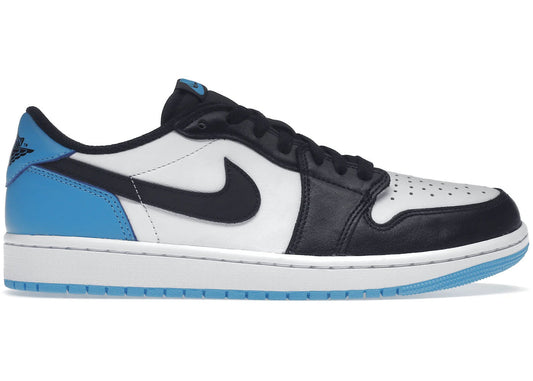 Jordan 1 Retro Low OG Black Dark Powder Blue (GS)