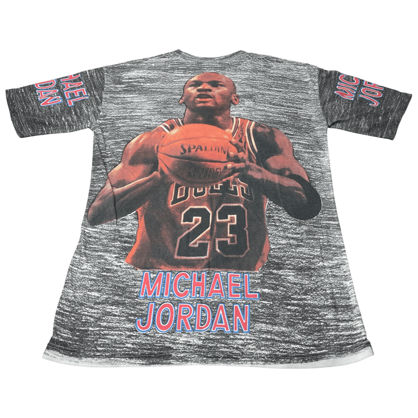 Vintage Michael Jordan AOP Basketball Rap-Style T-Shirt - Used/Worn