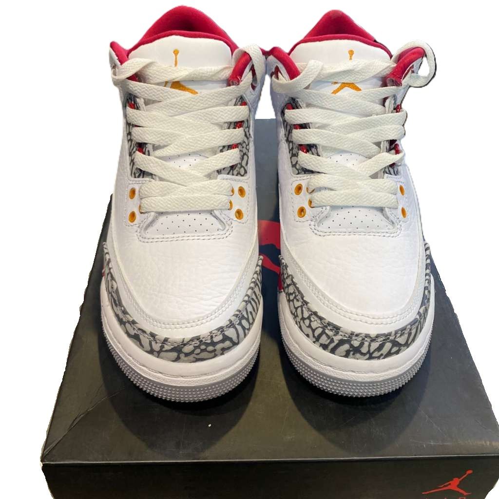 Jordan 3 Retro Cardinal (GS) - Pre-Owned