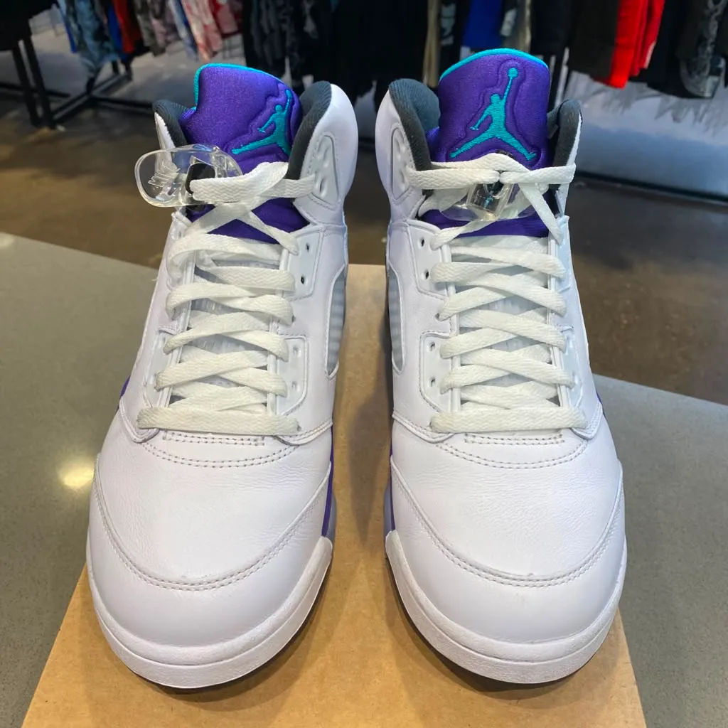 Jordan 5 Retro Grape (2025) Size 8.5 HQ7978-100 - Pre-Owned (Replacement Box)