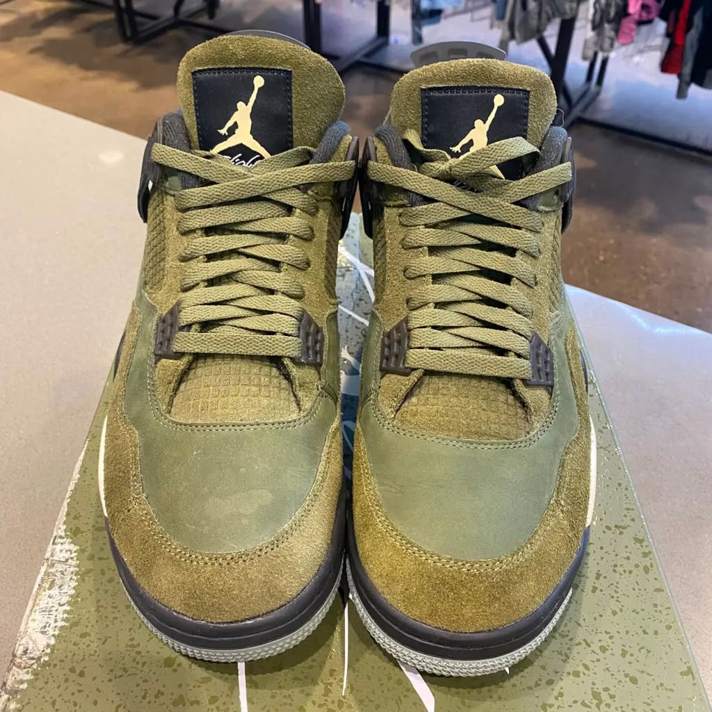 Jordan 4 Retro SE Craft Medium Olive Size 12 FB9927-200 - Pre-Owned
