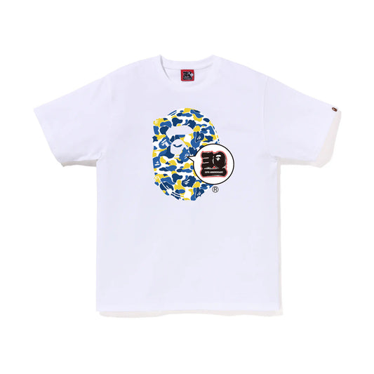 BAPE Store Shanghai Bape 30th Anniversary Ape Head Tee White