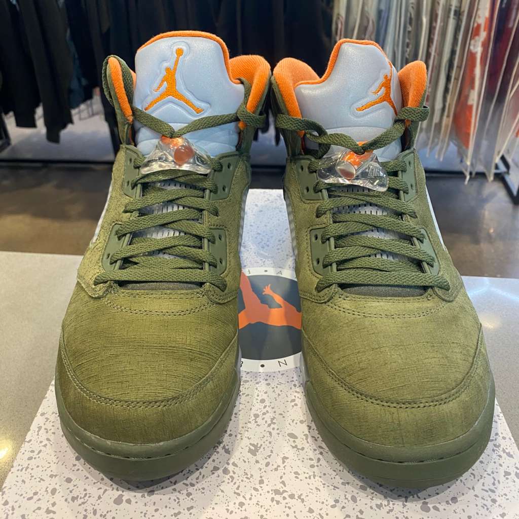 Jordan 5 Retro Olive (2024) Size 11.5 DD0587-308 - Pre-Owned