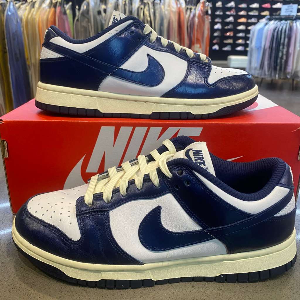 Nike Dunk Low PRM Vintage Navy (Women's) - Pre-Owned