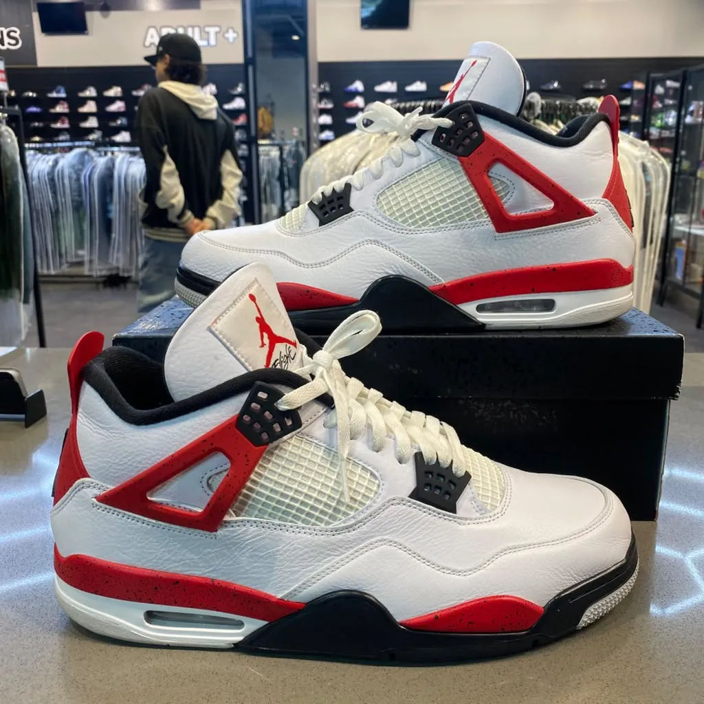 Jordan 4 Retro Red Cement Size 14 DH6927-161 - Pre-Owned