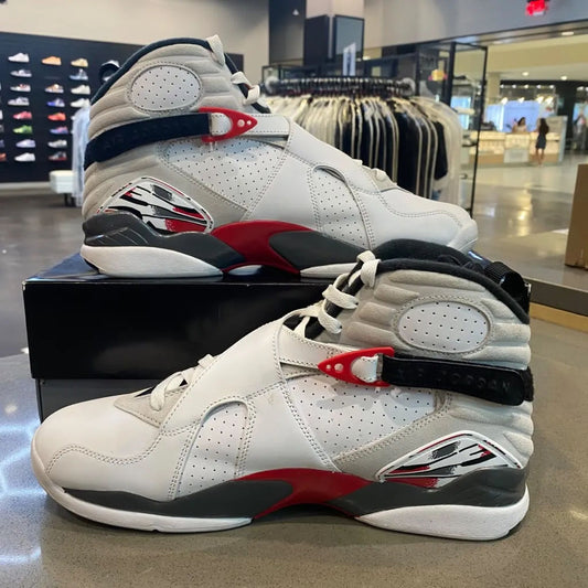 Jordan 8 Retro White True Red (2025) Size 11.5 305381-100 - Pre-Owned