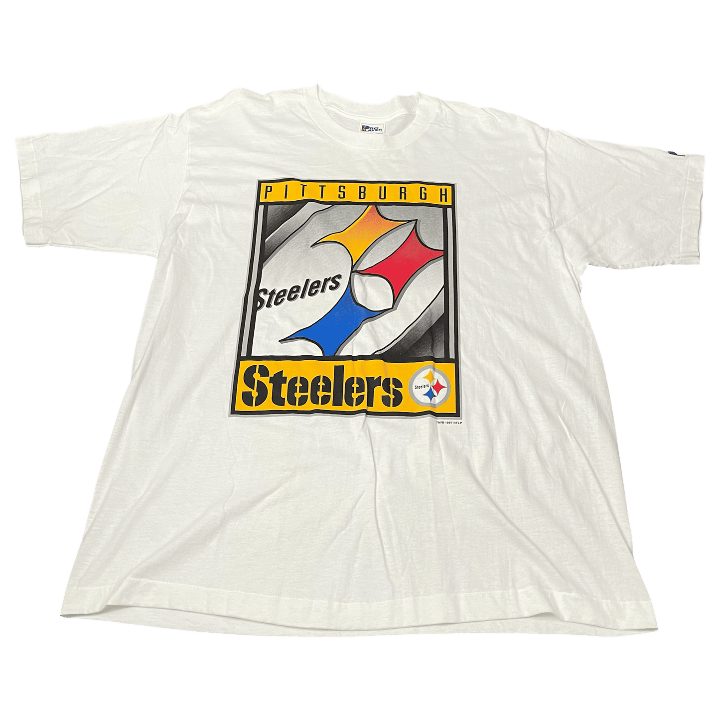 Vintage 1997 NFL Pittsburgh Steelers Logo T-Shirt - Used