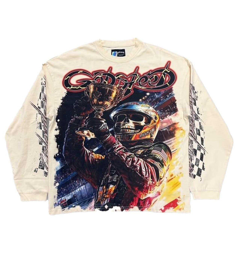 Godspeed Podium Dreams L/S Tee Bone