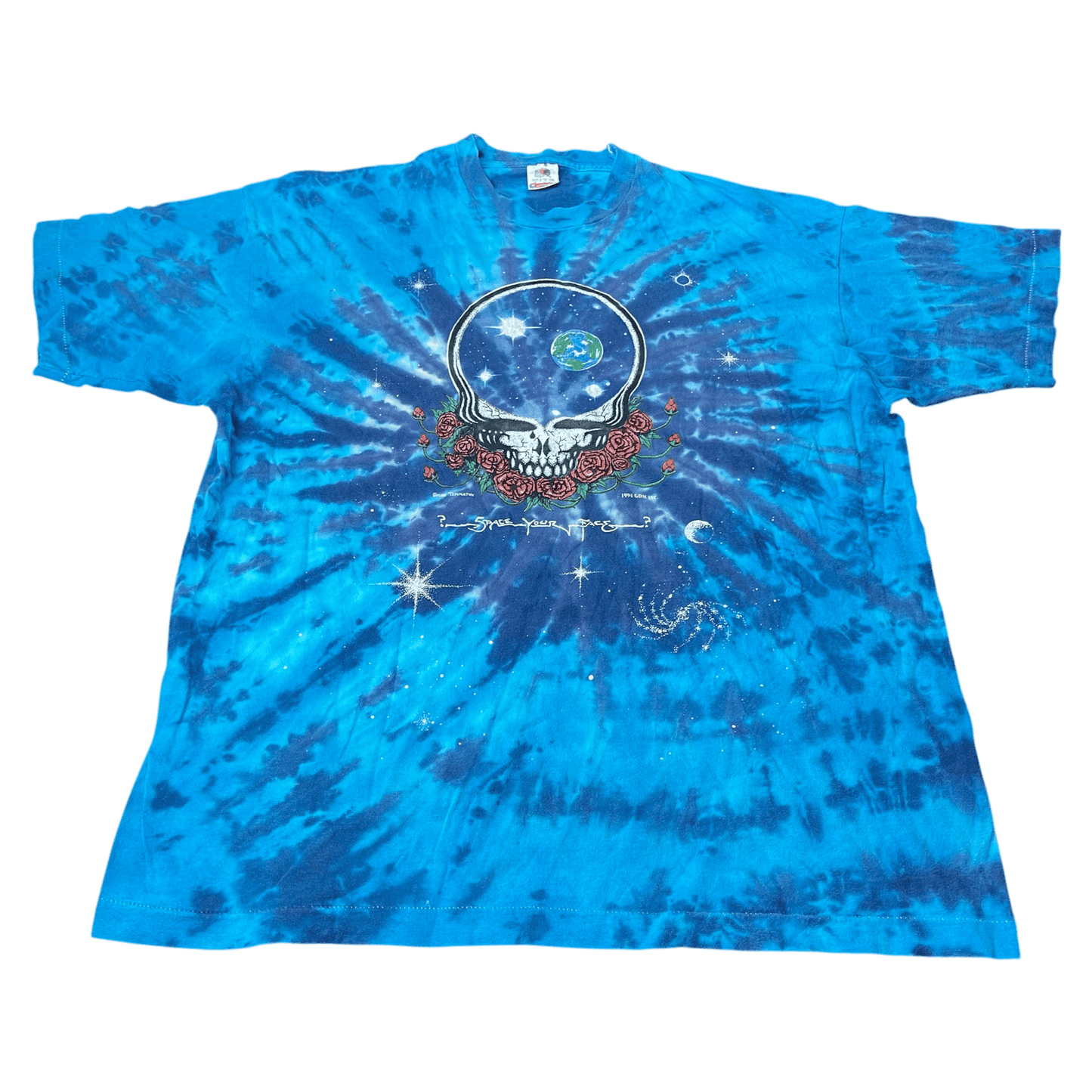 Vintage 1994 Grateful Dead Space Your Face Tie-Dye T-Shirt - Used/Worn